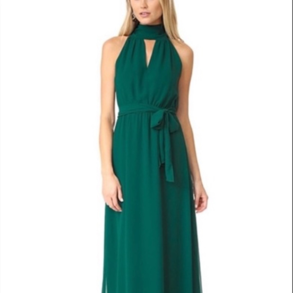 Ceremony by Joanna August emerald green gown